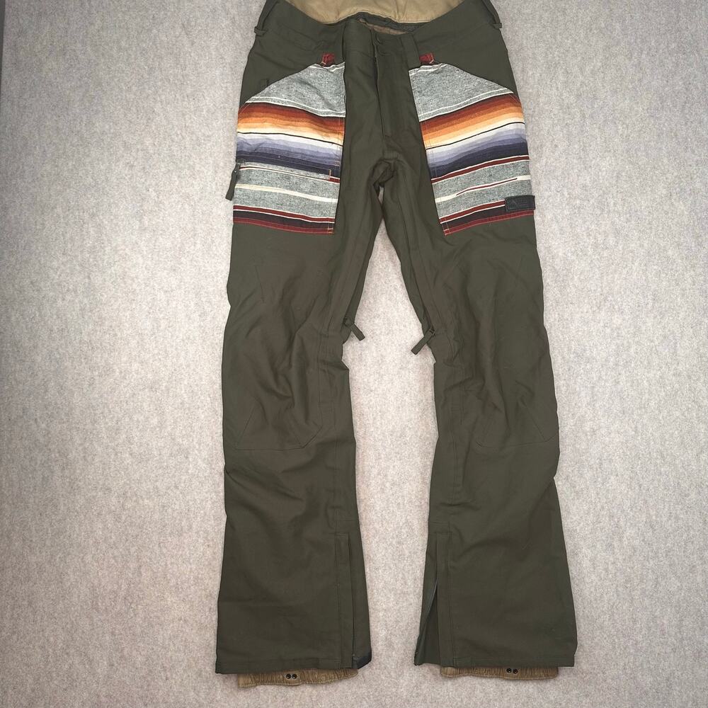Burton Southside Slim Fit Snowboard Pants Forest Night/Sinola Small